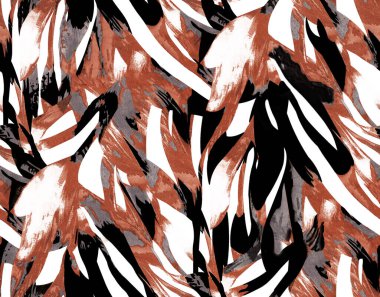 Suluboya tüyleri olan kusursuz bir desen. vektör