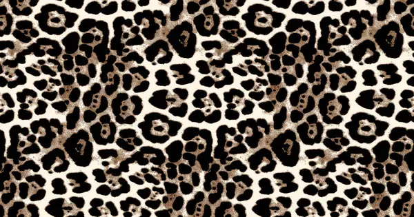 Leopar seamless modeli. Vektör çizim