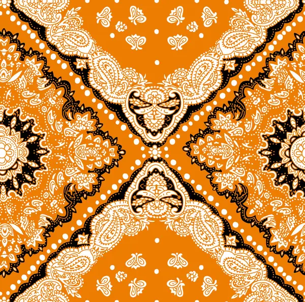 Mandalalarla kusursuz çiçek desenleri. vektör illüstrasyonu.