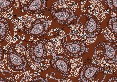 vektör sorunsuz soyut çiçek desenli