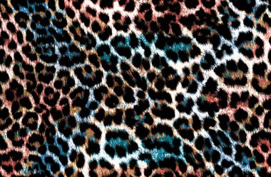 Soyut leopar desensiz. hayvan derisi