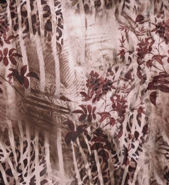 doku arkaplan deseni. İpek kumaş, siyah desenli...