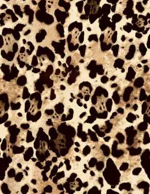 Leopar derisi deseni. Kusursuz hayvan izi..
