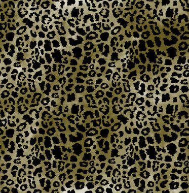 Hayvan desenli leopar derisi. Kusursuz desen