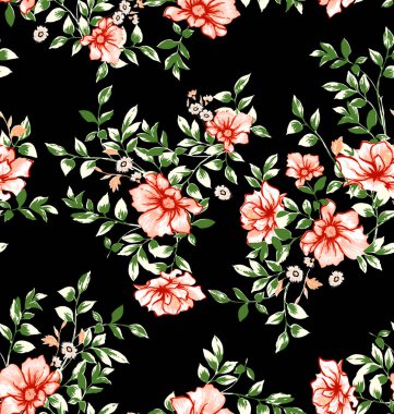 çiçek arka plan ile Seamless Modeli