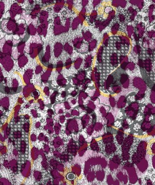 sanatsal renklere sahip yaratıcı soyut desen