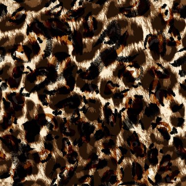 Leopar deseni kusursuz. hayvan kürkü.