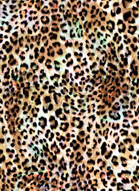 Leopar desenli. cilt hayvan derisi arka planı.