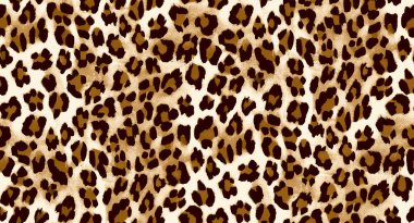 Kusursuz leopar deseni. vektör illüstrasyonu