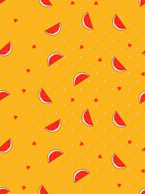 Turuncu meyve deseninin kusursuz arkaplanı.