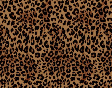 Leopar derisi arkaplan dokusu. vektör illüstrasyonu.