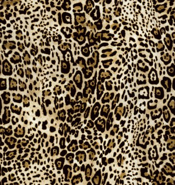 Leopar desenli kusursuz desen. vektör illüstrasyonu