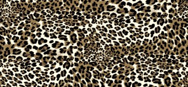 Leopar deseni. vektör hayvan derisi dokusu