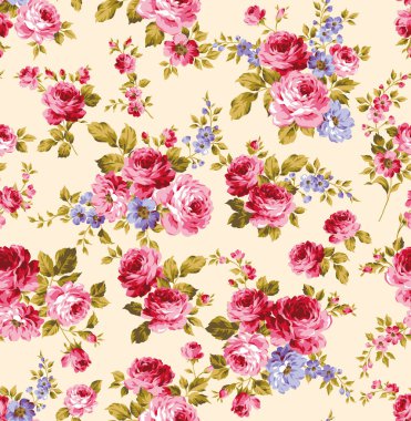 vektörsüz çiçek deseni