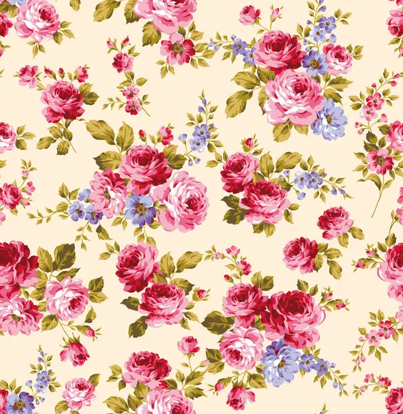 vektörsüz çiçek deseni