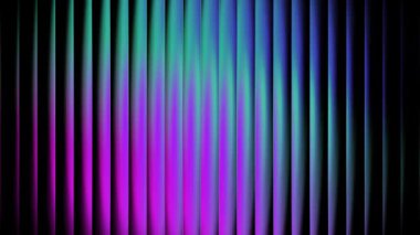 Enerjik gradyan, canlı mordan yumuşak mora kayıyor, parlak dikey camla kırılıyor. Yaratıcı örtüşmeler, moda tanıtımları veya dijital olay içeriği için görsel olarak çarpıcı, yüksek kontrastlı bir döngü.