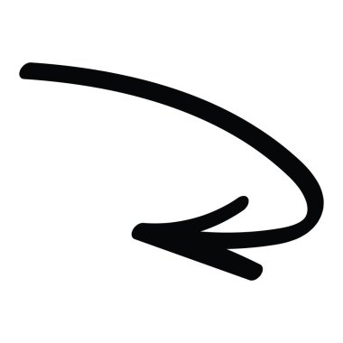 Virajlı ve ucu sivri siyah ok. Filmin sonunda kıvrımlı ve kuyruklu bir tasarım yer almaktadır. Kalın ve kalın çizgi, aksanlı tasarımlar için uygun, gündelik ve dinamik bir görünüm yaratır..