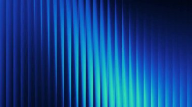 Cam gradyan. Mavi ve yeşil renkler düz dikey dalgalarla siyah bir tabanda bulanıklaşır. Bu doymuş hareket dokusu siber punk estetiğiyle sıvı cam kırılmasını çağrıştırıyor..