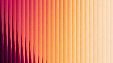 Turuncu, morumsu ve yumuşak sarı güneş ışığı çizgili cam dalgalar boyunca yavaşça hareket eder. Canlı palet hem enerjik hem de rafine.. 