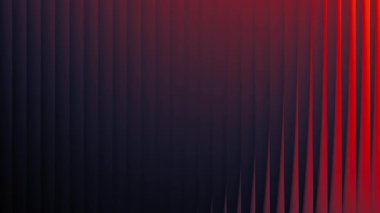 Cam gradyan kırmızı soyut çizgili çizgili desen, koyu arkaplanda fütüristik kurdeleli cam dokusu. Pürüzsüz parlak yüzey siber arka planlar için ideal modern bir fütüristik tasarım yaratıyor..