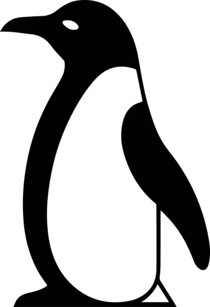Penguen siluet vektör sanatı