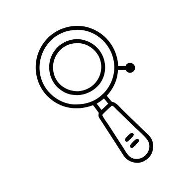 Arama, izleme, büyütme cam vektör simgesi Kolayca düzenleyebilirsiniz veya düzenleyebilirsiniz