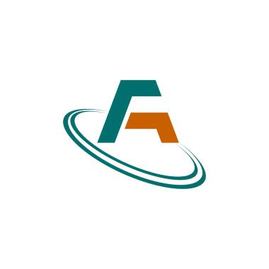 FA harf vektörü. İlk şablon için ögeler