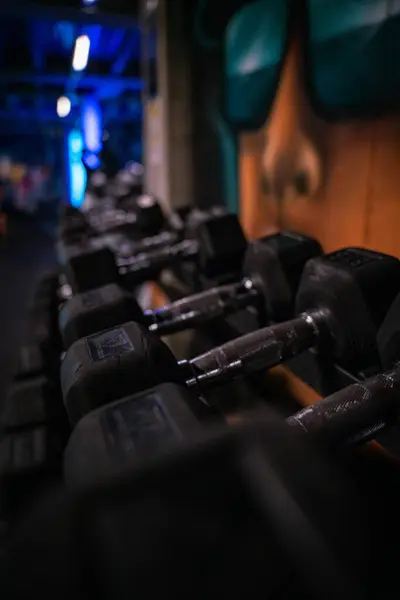Spor salonundaki spor aletleri