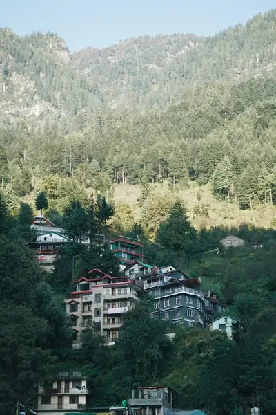 Çin şehrinin manzarası