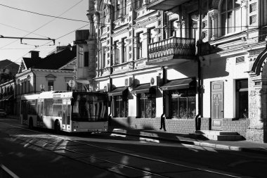 Lviv şehrinin sokakları