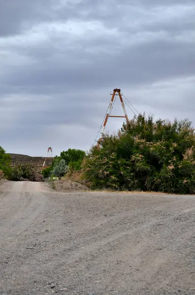 Çölde yol