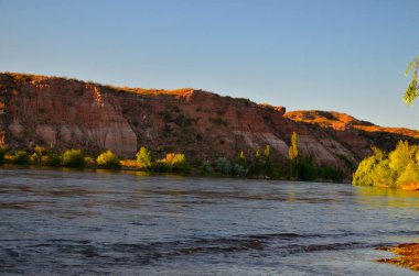 Yazın güzel dağ nehri