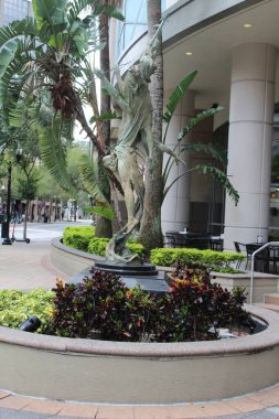 2 Ağustos 2023 'te Orlando, Florida, ABD' de güzel bir heykel görüldü.