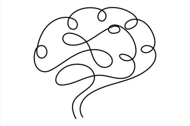 vektör el karalama çiçeği çizer