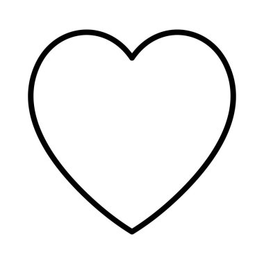 kalp simgesi, vektör illüstrasyonu