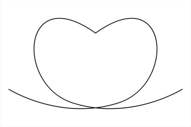 kalp simgesi, satır biçimi