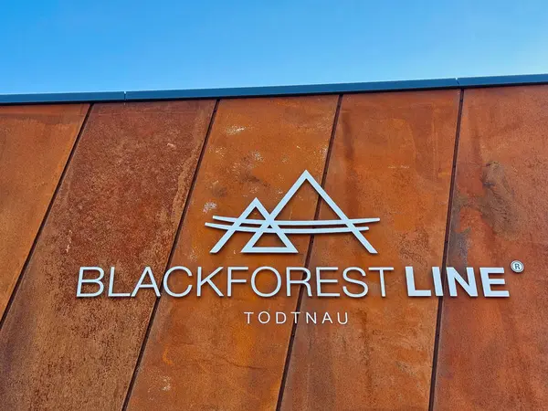 Todtnau üzerindeki asma köprüden 