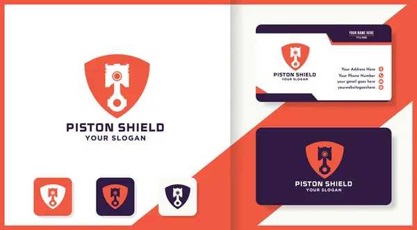 SHIELD piston logo tasarımı ve kartviziti