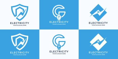 Thunder Shield 'ın G tıpası elektrik logosu.