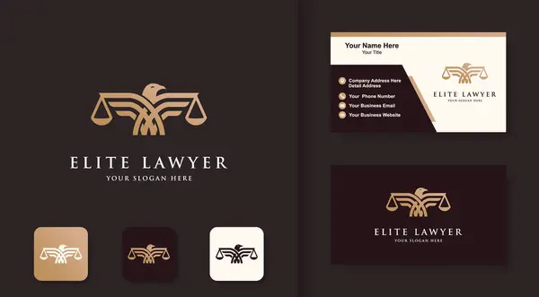 Law Eagle logo tasarımı, kartal adalet ve kartvizit tasarımı