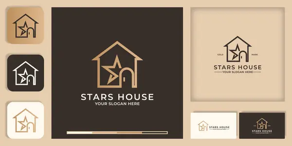 Yıldız evi klasik modern koleksiyon logosu