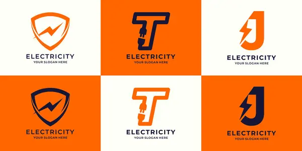flaş kalkan harfi t şimşek elektrik logosu