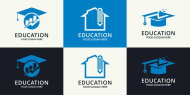 Mezuniyet şapkası kalem evi harfi N logosu Eğitim Üniversitesi ilham logosu