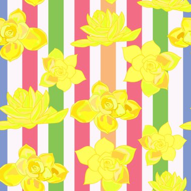 Pembe çiçekler, yatay sınır, pürüzsüz desen. Çiçekler kusursuz vektör tekrarı arka planı. Fayanslar, tekstil, kıyafetler, kumaş ve daha fazlası için uygundur..