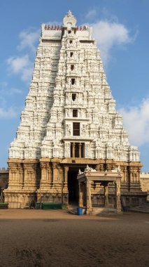 Trichy 'deki Sri Ranganatha Tapınağı (Srirangam), Hindistan' ın en büyük ve en eski Vishnu tapınaklarından biridir..