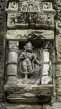  Beautiful sculpture on the wall of Lakshmi Narayan Temple in Chamba is a significant historical and spiritual site nestled in the serene Ravi Valley. It is part of a temple complex, featuring six temples dedicated to Lord Vishnu and Lord Shiva. clipart