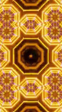 VJ Arkaplan olarak kullanılabilen sahne Kaleydoskobu Görselleri ve DJ 'ler seyirciyi inanılmaz sesli görseller ile bağdaştırıyor.