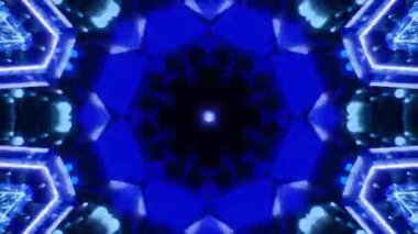 VJ Arkaplan olarak kullanılabilen sahne Kaleydoskobu Görselleri ve DJ 'ler seyirciyi inanılmaz sesli görseller ile bağdaştırıyor.