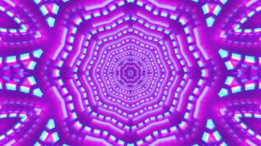 VJ Arkaplan olarak kullanılabilen sahne Kaleydoskobu Görselleri ve DJ 'ler seyirciyi inanılmaz sesli görseller ile bağdaştırıyor.