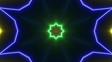 VJ Arkaplan olarak kullanılabilen sahne Kaleydoskobu Görselleri ve DJ 'ler seyirciyi inanılmaz sesli görseller ile bağdaştırıyor.